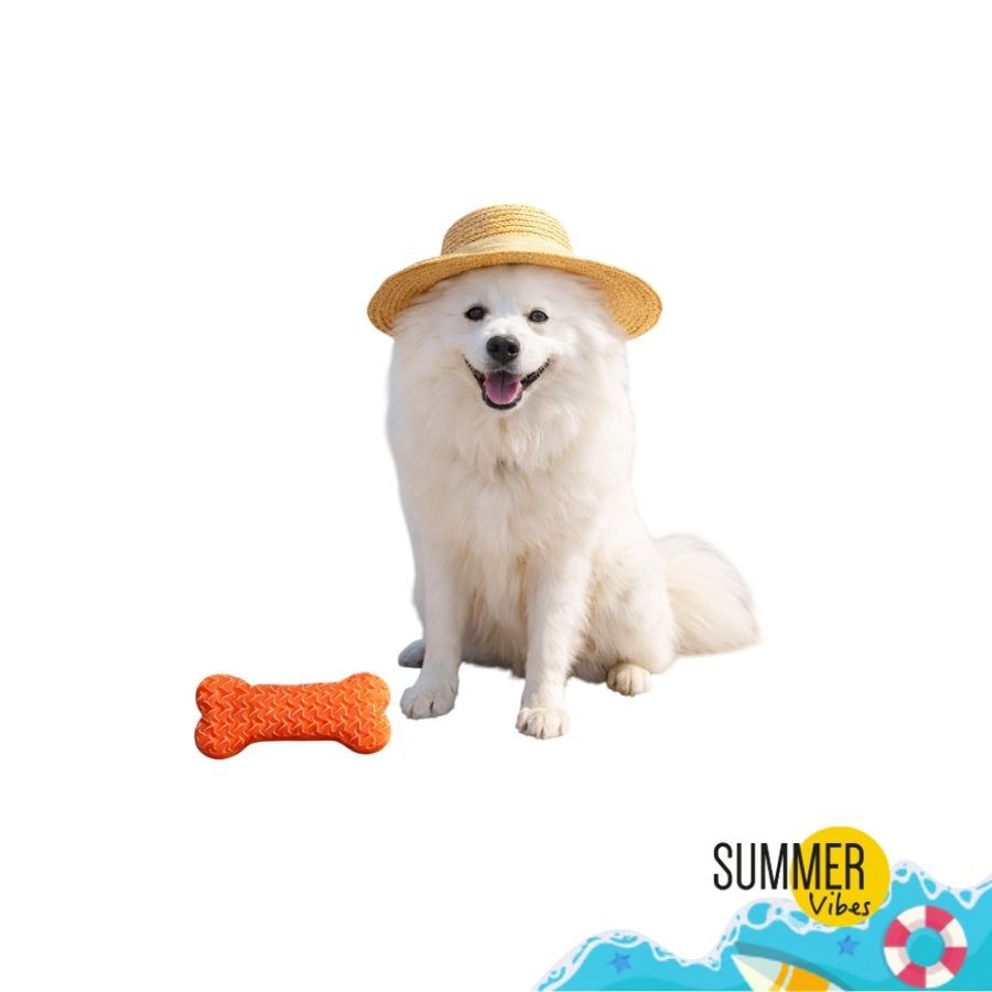 Summer Vibes Cooling Bone Orange Mordedor para c&atilde;es, , large Imagem n&uacute;mero 7